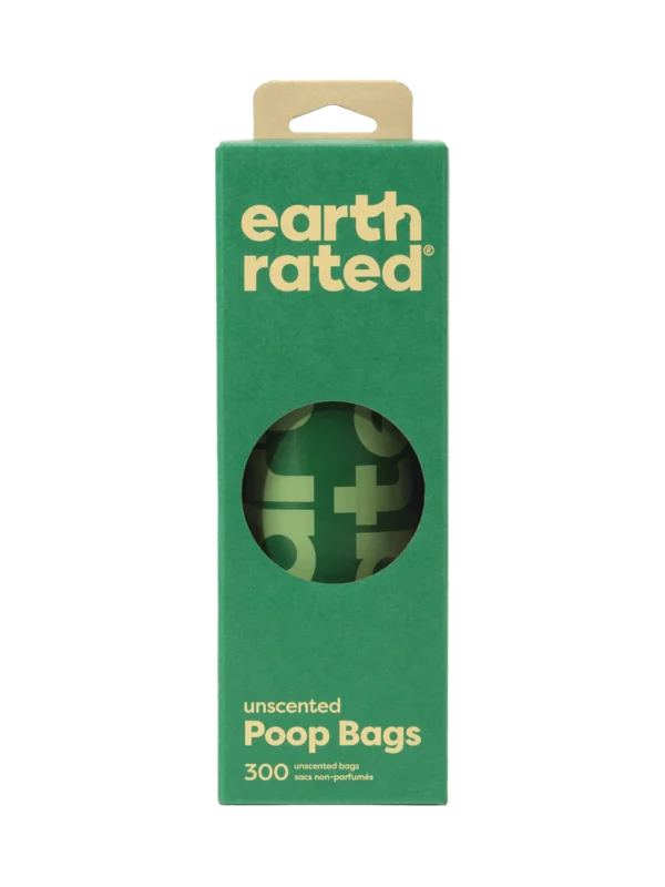 Earth Rated Unscented Grab & Go Poop 300 Bags