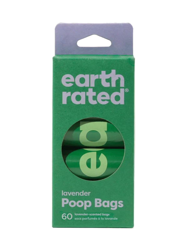 Earth Rated Lavender scented Poop Bags on Refill Rolls