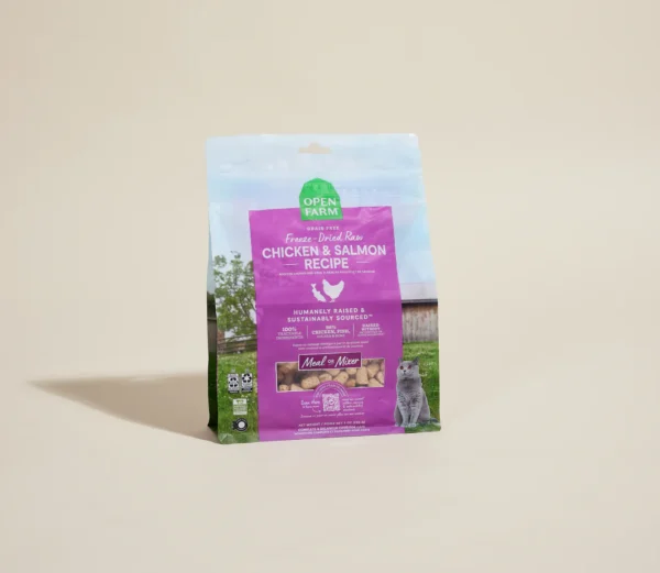 Open Farm Chicken & Salmon Freeze Dried Raw Morsels 3.5oz