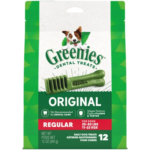 Greenies, Dental Chews Regular – 12oz – Dog Treat