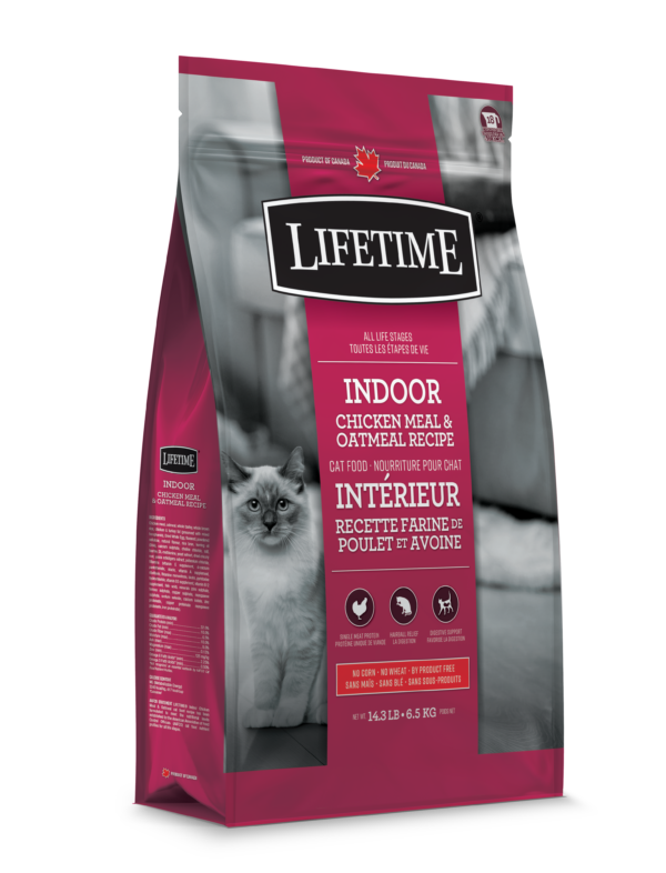 Lifetime Indoor Cat Chicken & Oatmeal 5lb