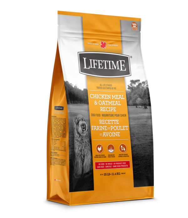 Lifetime Chicken Meal & Oatmeal Dog Recipe