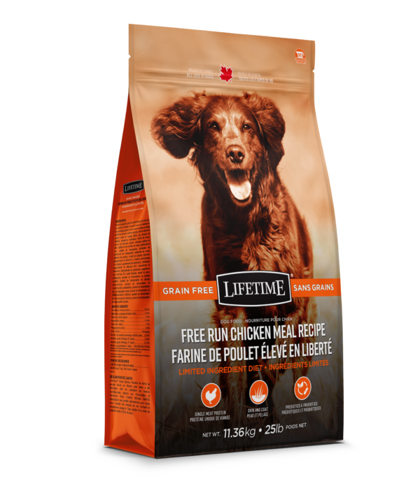 Lifetime Grain-Free Free-Run Chicken Dog Recipe 25lb