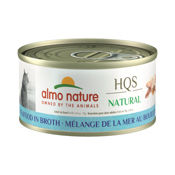 HQS Natural Mixed Seafood in broth 70 g