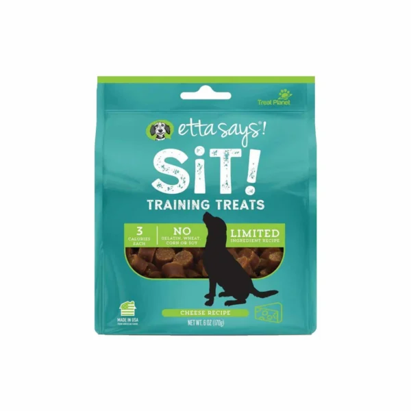 Etta Says! Sit Cheddar Cheese Training Dog Treats 6oz