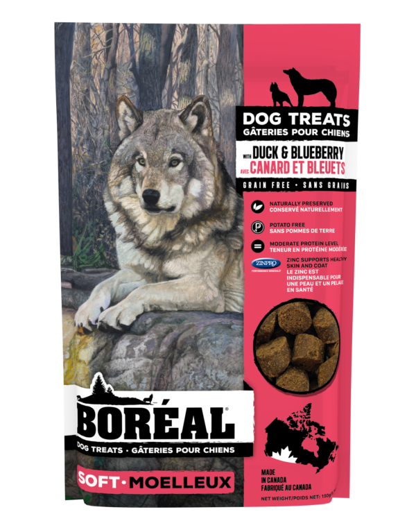 BORÉAL Duck Blueberry Dog Treats 150g