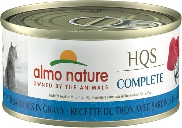 HQS Complete Tuna Recipe with Sardines in gravy 70g