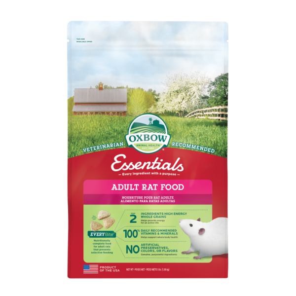 Oxbow Essentials Adult Rat Food 3lb