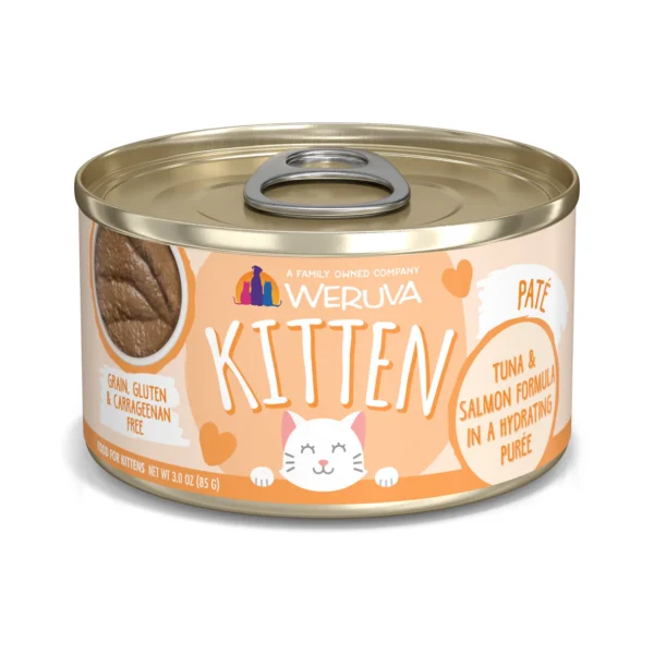 Weruva Kitten Tuna & Salmon Formula in a Hydrating Purée 3oz