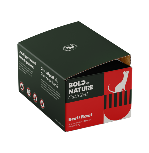 Bold Raw Beef Cat Food 3lb