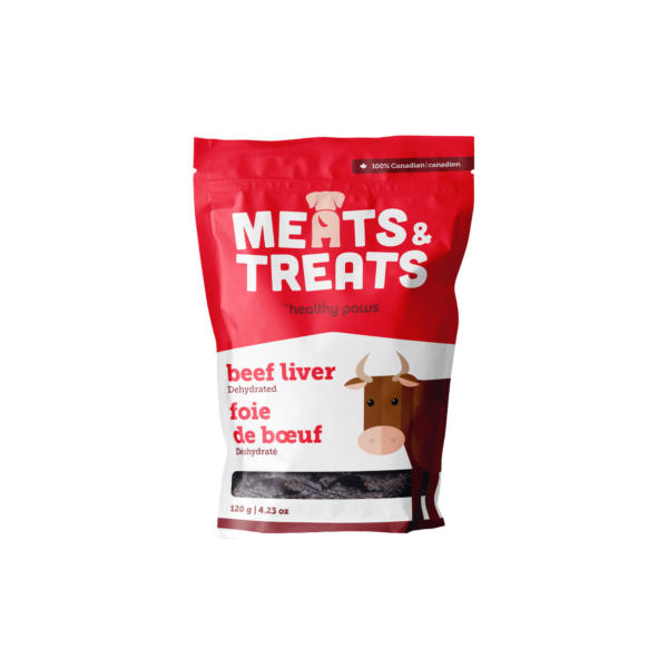 Healthy Paws Meats & Treats Dehydrated Beef Liver 120 g