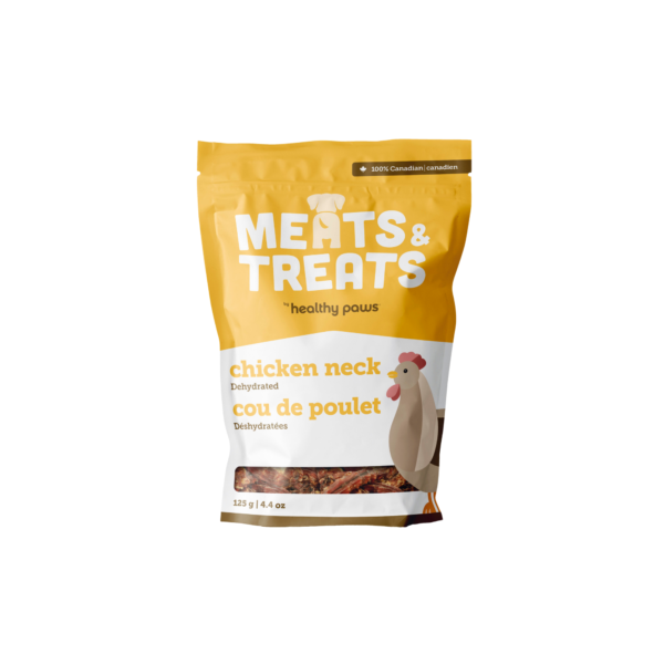 Healthy Paws Meats & Treats Dehydrated Chicken Neck 125 g