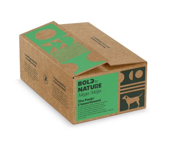 Bold The Pack: Mega Variety Raw Dog Food 24lb