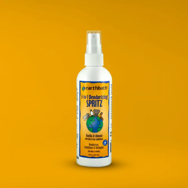 Earthbath 3-in-1 Deodorizing Spritz – Vanilla & Almond 8 fl oz