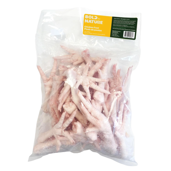 Bold Raw Chicken Feet for Dogs & Cats 2lb