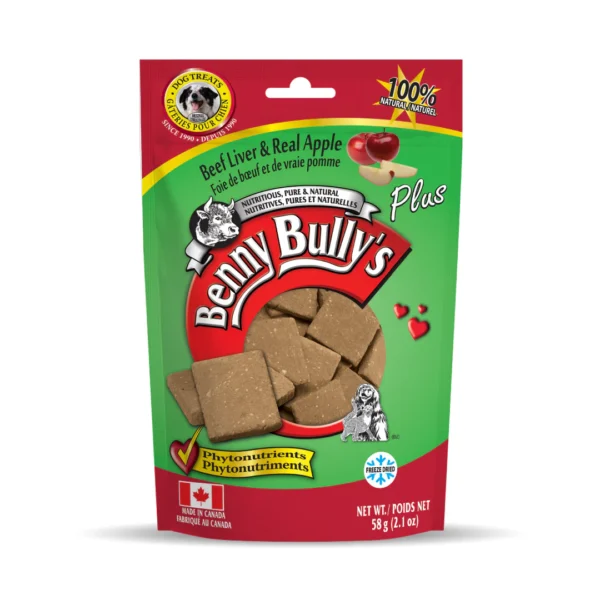 Benny Bullys Beef Liver Plus Apple 58g