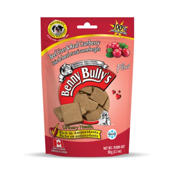 Benny Bullys Beef Liver Plus Cranberry 58g