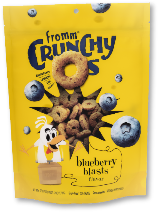 Fromm Crunchy Os Blueberry Blasts Flavor 170g