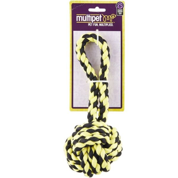 Multipet™ Nuts for Knots™ With Tug Dog Toy 6″