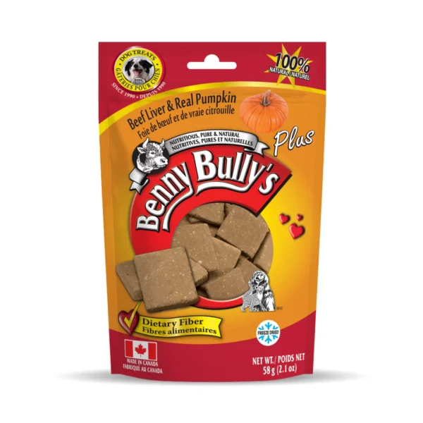 Benny Bullys Beef Liver Plus Pumpkin 58g