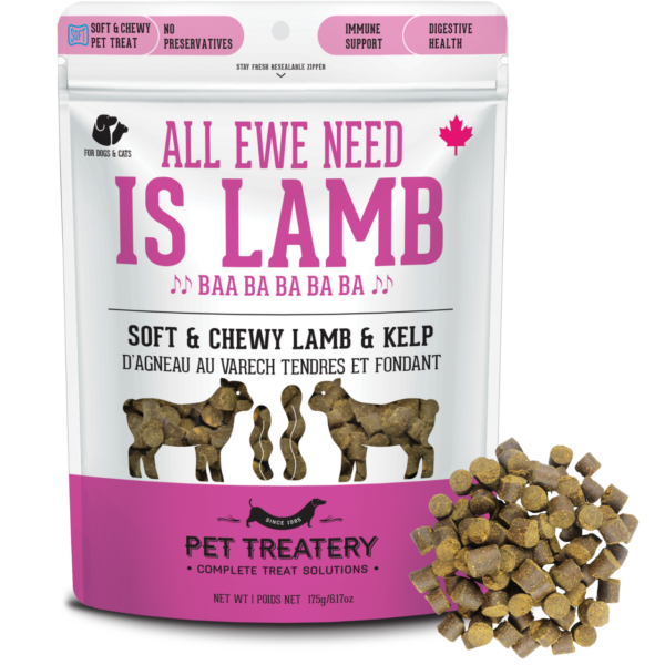 All EWE Need is Lamb – Premium Soft & Chewy Lamb & Kelp Treat 175g