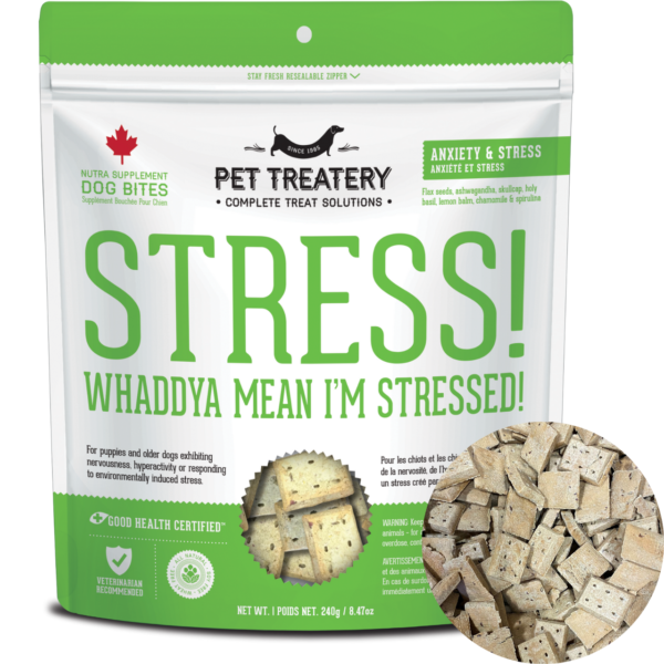 Stress! Whaddya Mean I’m Stressed! – Nutra Bites Calming Supplement 240g