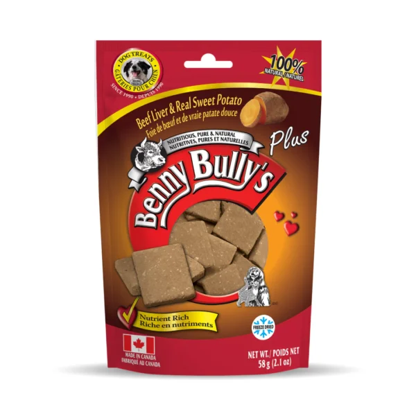 Benny Bullys Beef Liver Plus Sweet Potato 58g